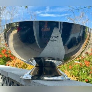 Hennessy Cognac Lrg. Ice Bucket Chiller Double Magnum VS Black Privilege & Scoop
